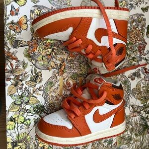 2022 Air Jordan 1 High OG TD 'Starfish' toddler 6c dunk